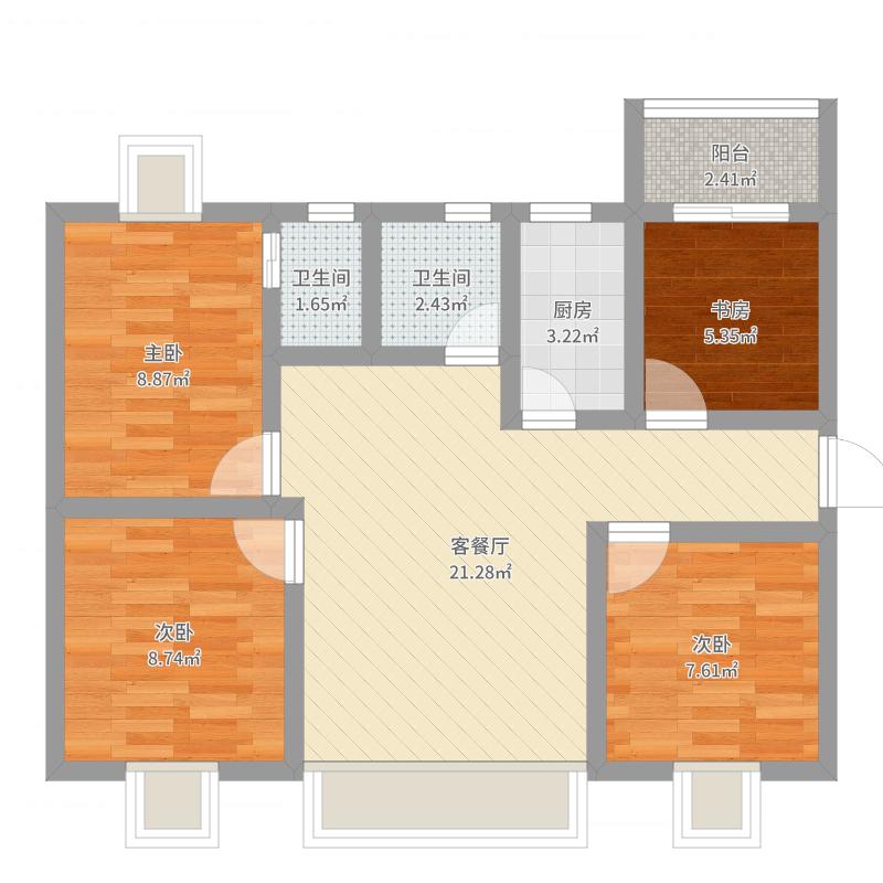 大户型70平米装修什么品格好
